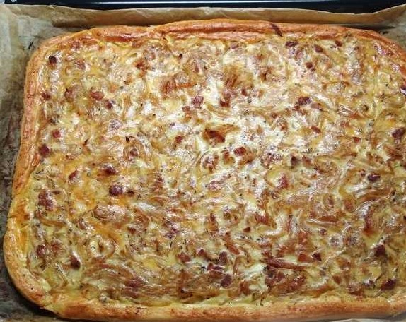 German Onion Pie step 8