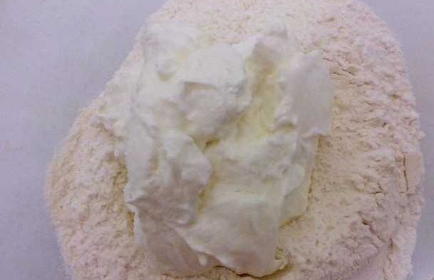 Sour Cream Pizza Dough step 1