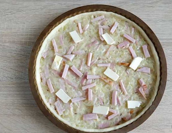 Smoked Meat German Onion Pie step 15