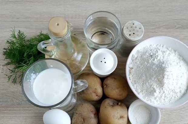 Fried Pies with Potatoes and Dill step 1