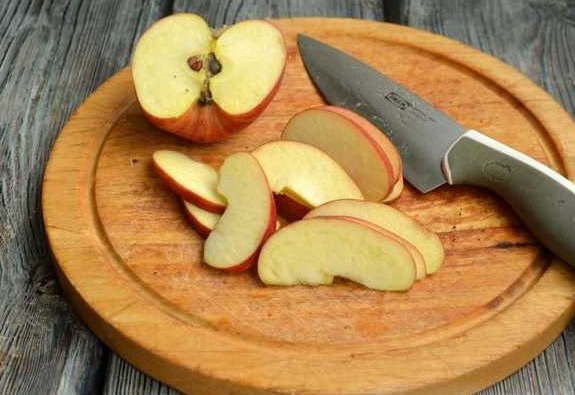Curd Charlotte with Apples step 11