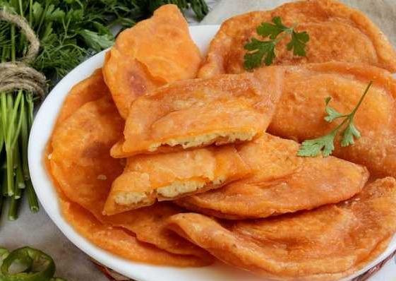 Tomato Cakes with Cheese Filling