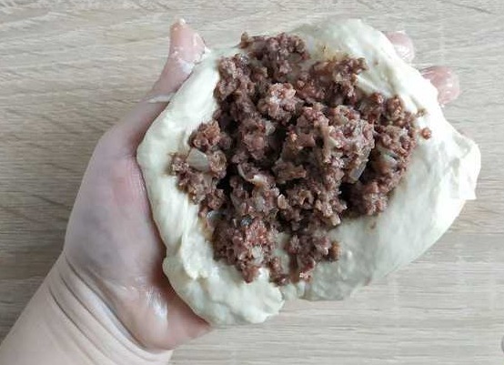 Orsk Pies from “Liquid” Dough, with Liver step 11