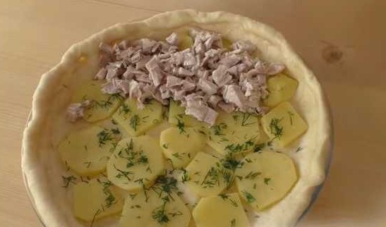 Chicken Chicken Pie with Custard step 10