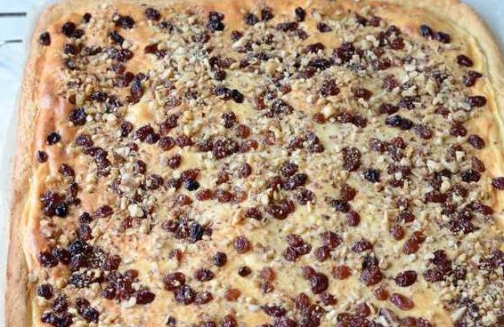 Pie with Cottage Cheese, Raisins and Nuts step 19