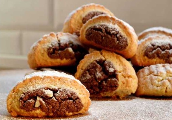 Two-Color Shortbread Cookie