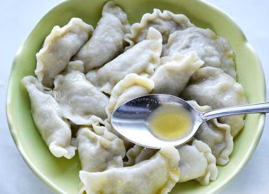 Chicken Liver Dumplings (Choux Pastry) step 18