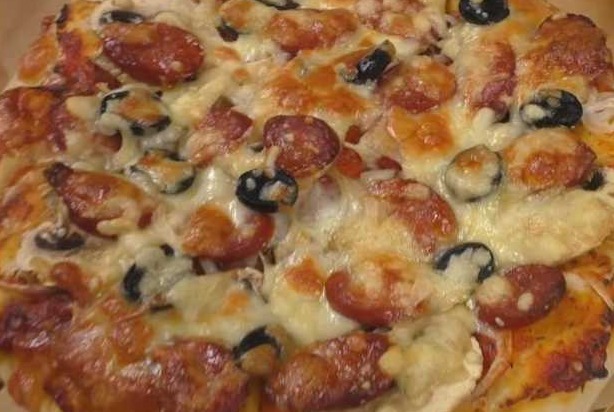 Pizza with Cheese Bottom step 14