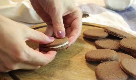 Chocolate Cookies “Oreo” step 10