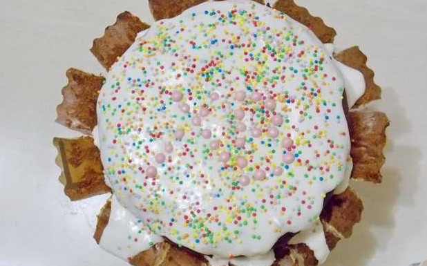 Cake on Sour Cream step 17