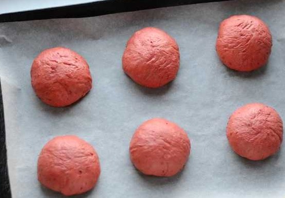 Unsweetened Beet Buns step 9