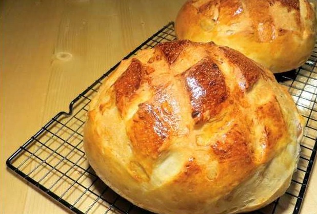 Homemade Raisin Bread (in the Oven)