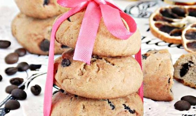 Coffee Cookies with Chocolate