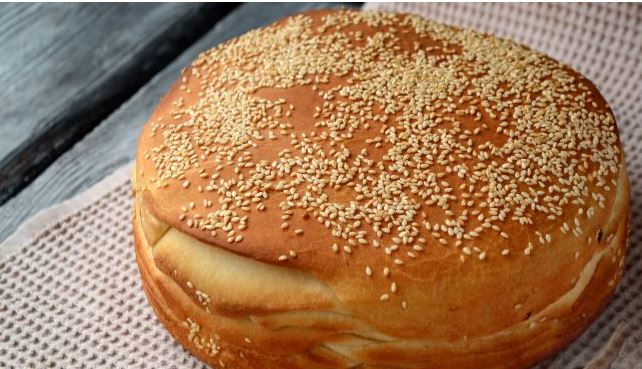 Sesame Arabic Flatbread step 8