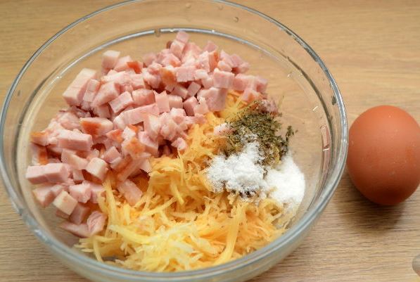 Shepherd’s Bread with Ham and Potatoes step 2