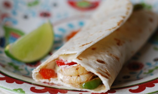 Fajitas with Shrimps