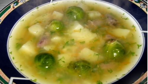 Soup with Brussels Sprouts