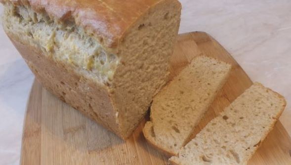 Unleavened Bread Made from Rye Flour Sourdough