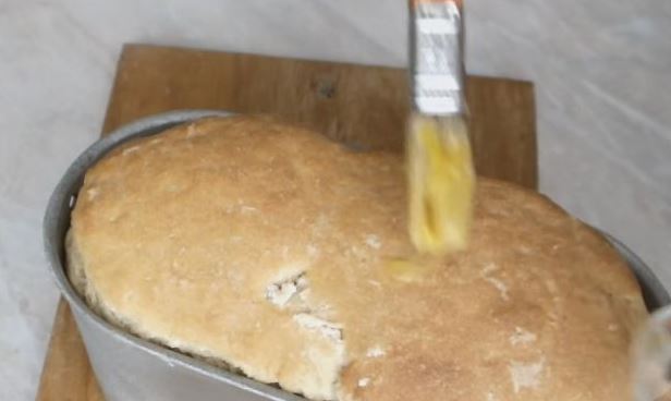 Unleavened Bread Made from Rye Flour Sourdough step 10