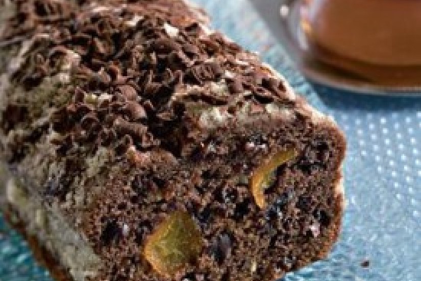 Chocolate Almond Cake with Ginger