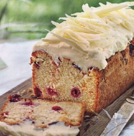 Cupcake with Cherry and White Chocolate