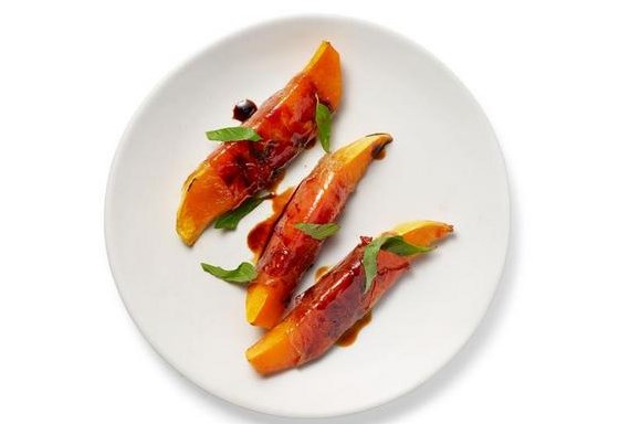 Butternut Squash Slices Wrapped in Prosciutto