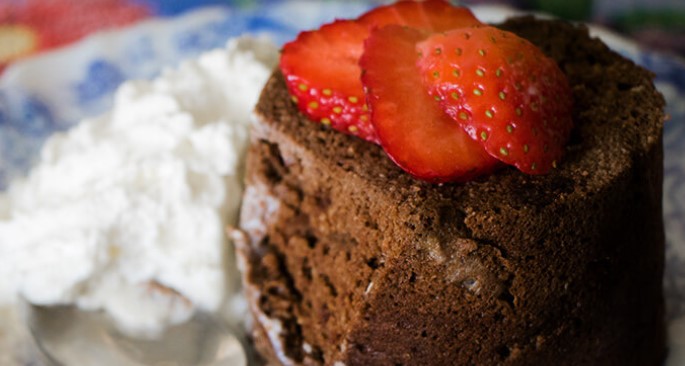Chocolate Coconut Flour Mug Cake