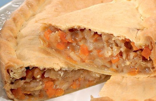 Pumpkin Pie in the Oven