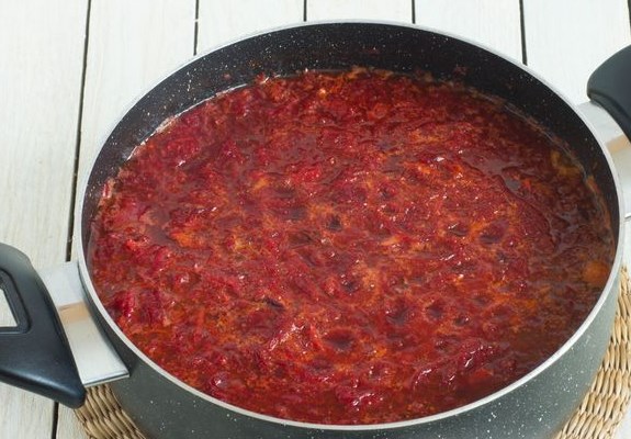 Red Cabbage Borscht with Apple step 6