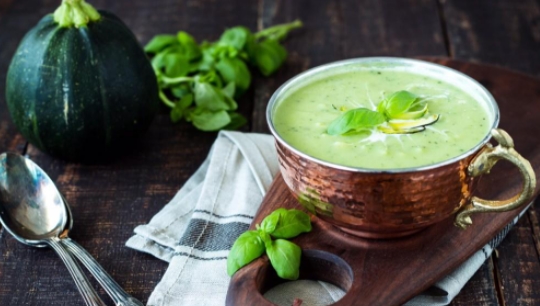 Zucchini Soup with Basil