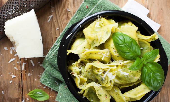Tortellini with Spicy Herbs
