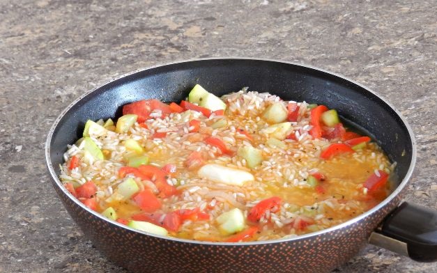 Zucchini Stewed with Rice step 11