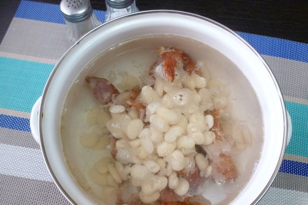 Vegetable Stew with Beans and Smoked Ribs step 2
