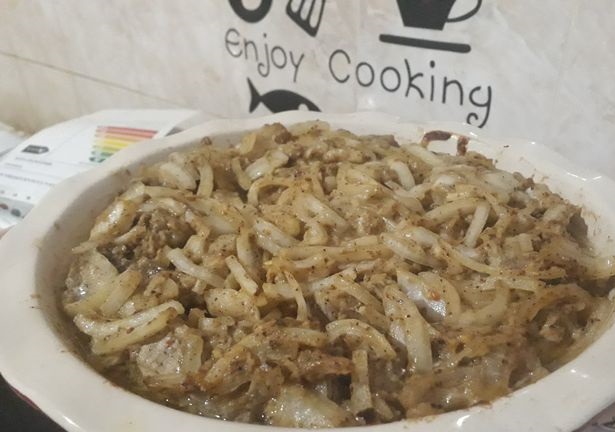 Pork Baked with Sauerkraut and Bell Pepper step 11