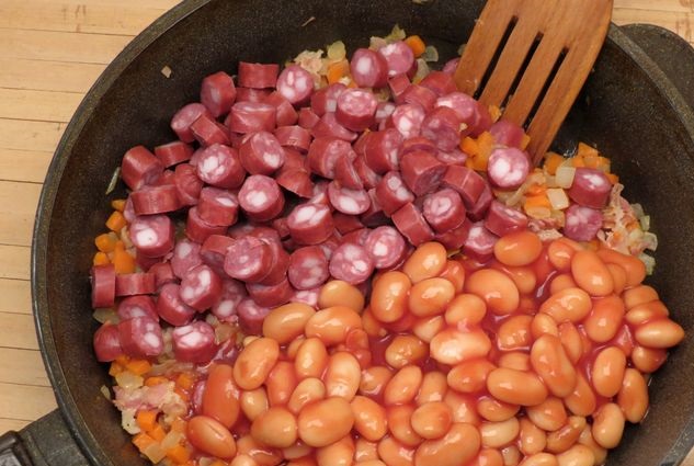 Stew with Canned Beans and Smoked Meats step 6
