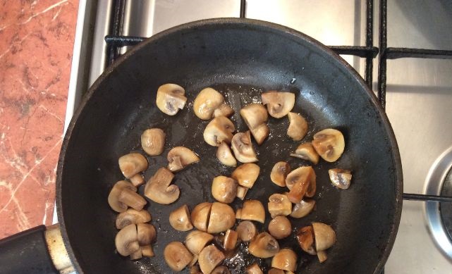 Eggplant with Mushrooms and Bell Peppers step 5