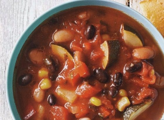 Stew of Beans, Corn and Vegetables