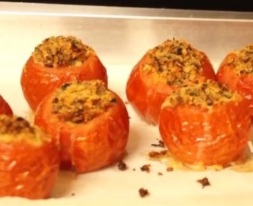 Mushroom-Stuffed Tomatoes Baked in the Oven step 10