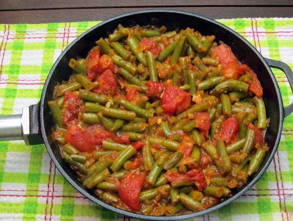 Green Beans Stewed with Canned Tomatoes step 13