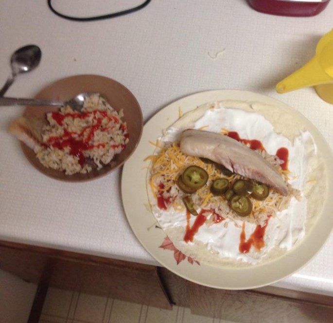 Tacos, pickles, cheese, what?