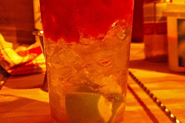 43er Caipi with Strawberry Puree