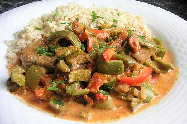 Absolutely Light and Tasty, Paprika Vegetables in Milk As Side Dish