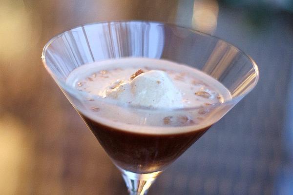 Affogato with Amaretto