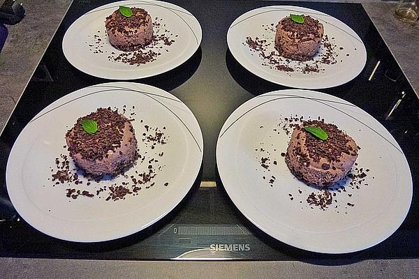 After Eight Dessert with Fresh Mint and Chocolate
