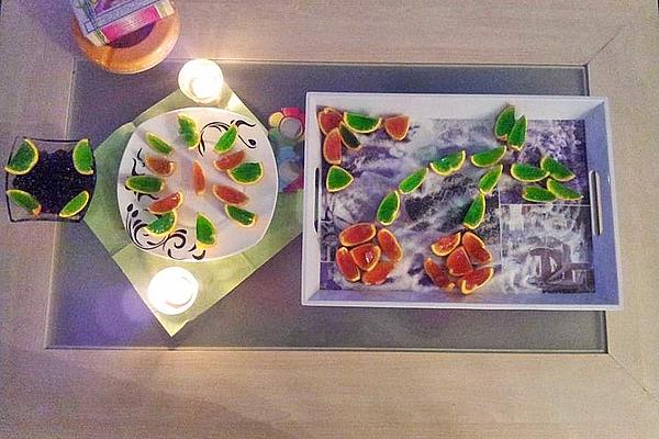 Alcoholized Jelly Oranges