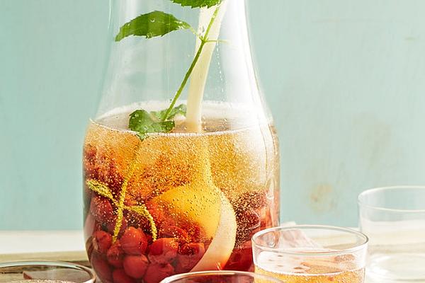 Amaretto and Cherry Punch