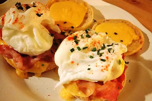 American Authentic Eggs Benedict