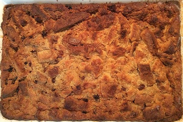 American Butterscotch Bread Pudding