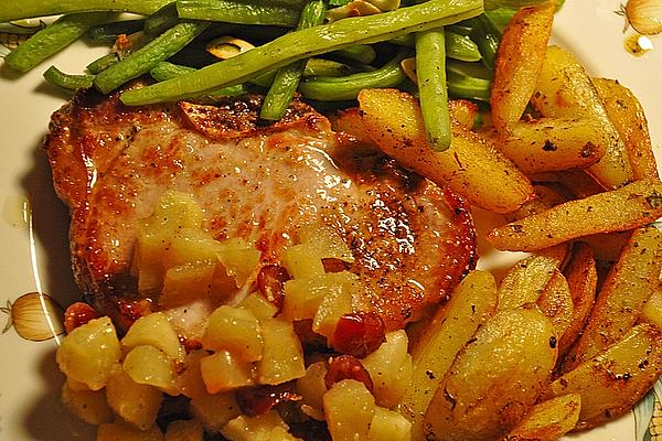 American Spiced Pork Chops with Apple Chutney