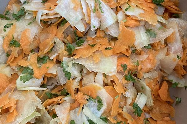 Andreas Kohlrabi and Carrot Salad